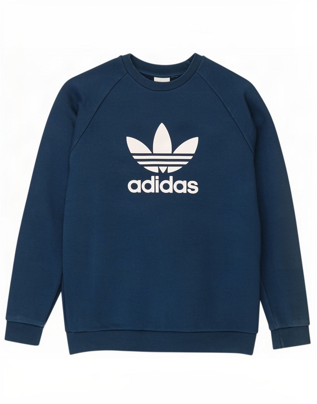 Adidas Mens Graphic Sweatshirt Jumper Medium Blue Cotton
