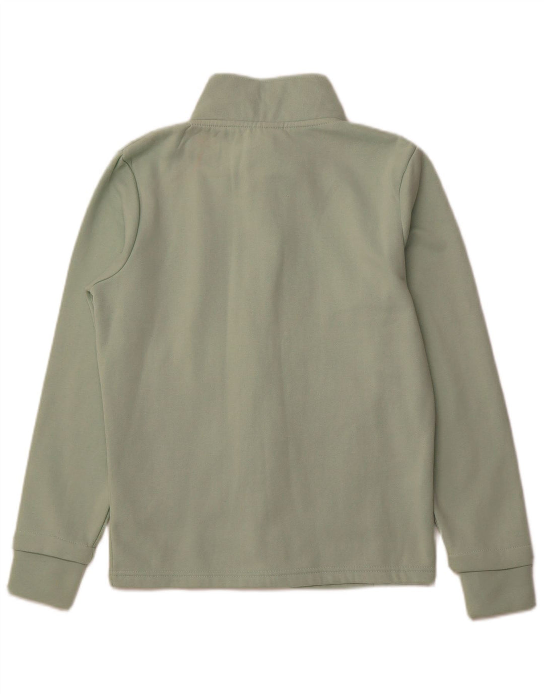 BENCH Womens Graphic Tracksuit Top Jacket UK 12 Medium Green Cotton