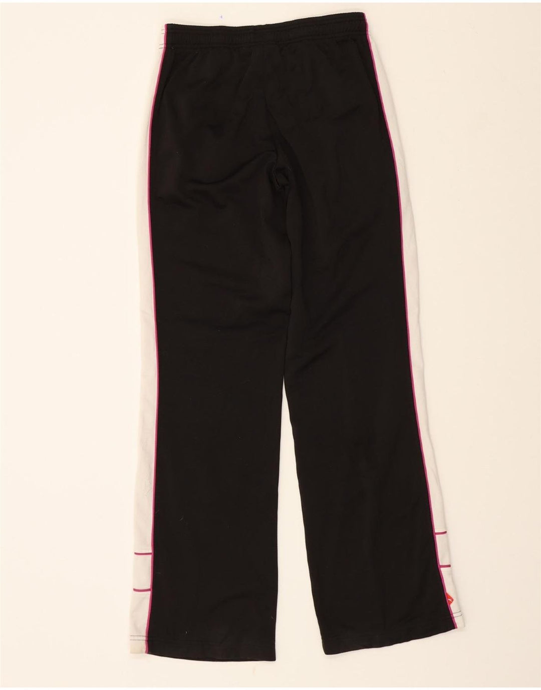 PUMA Womens Tracksuit Trousers UK 12 Medium Black Colourblock Vintage Puma and Second-Hand Puma from Messina Hembry 