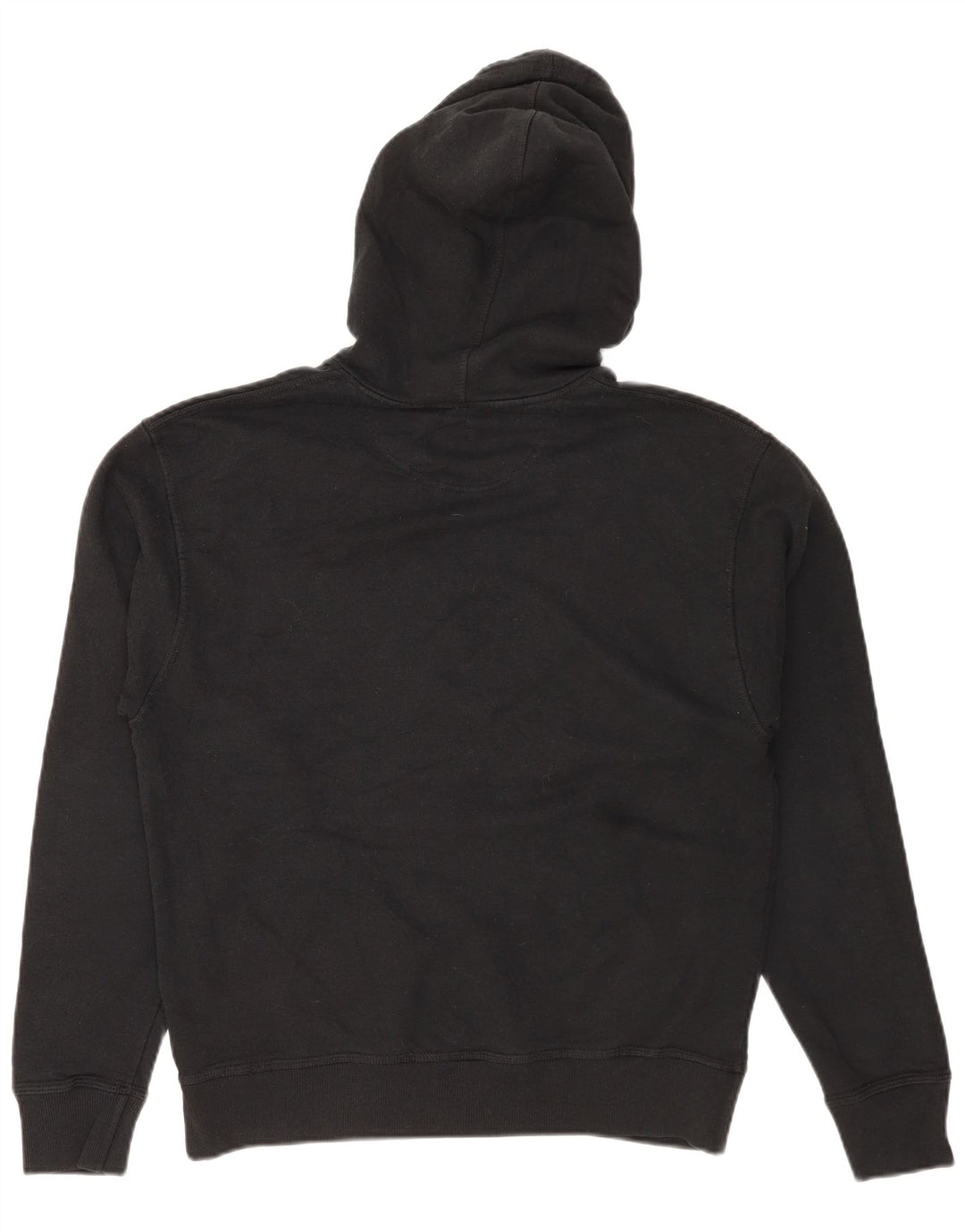 Champion Mens Graphic Hoodie Jumper Medium Black Cotton