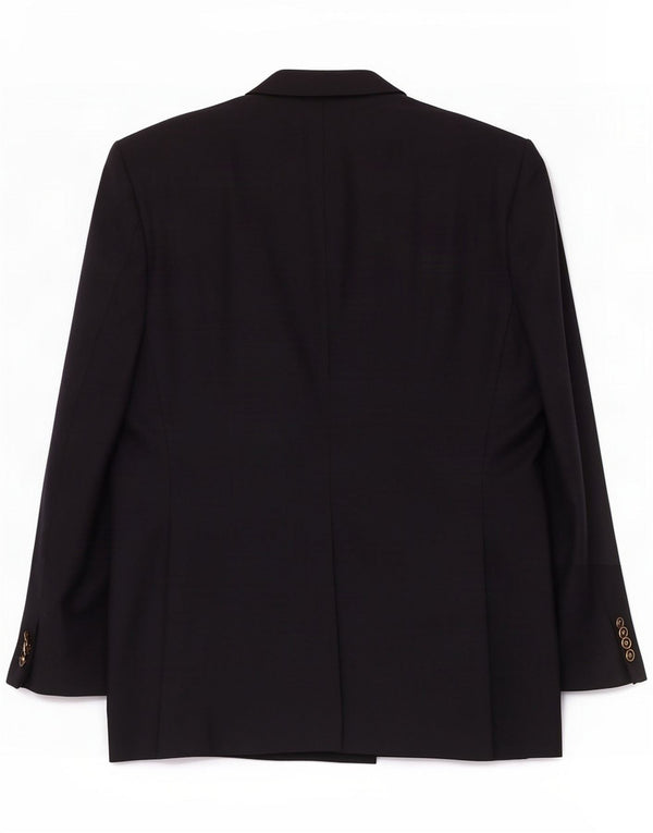 Pierre Cardin Mens Double Breasted Blazer Jacket IT 56 3XL Navy Blue Wool
