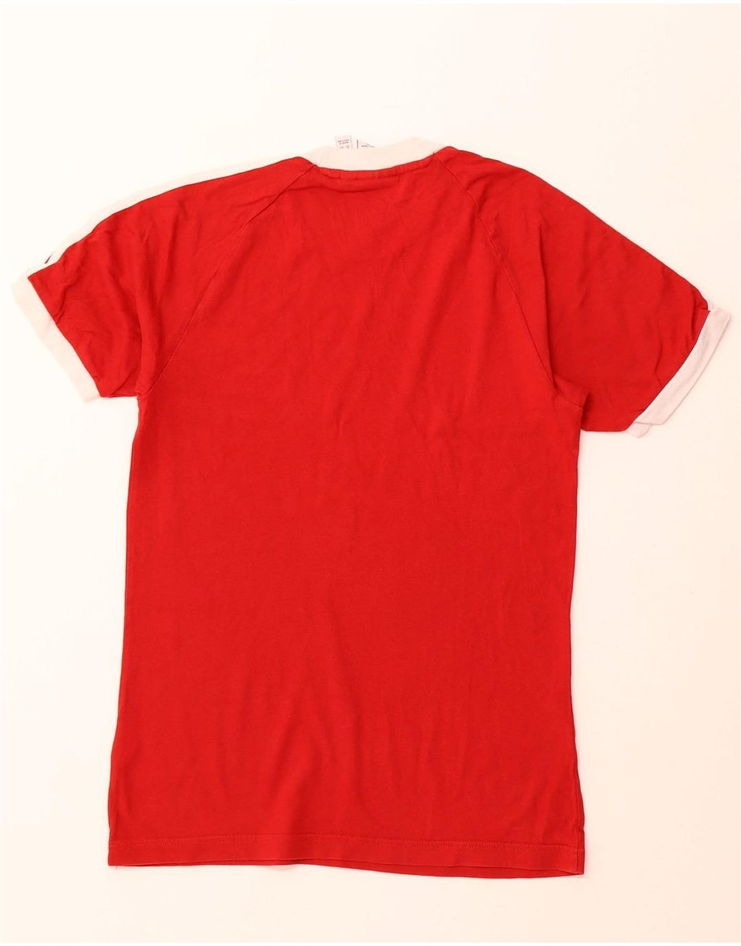 ADIDAS Mens T-Shirt Top XS Red Cotton