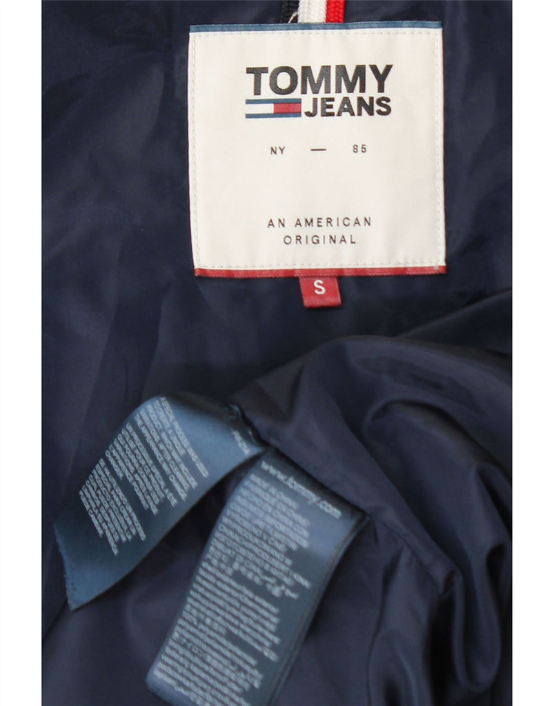 TOMMY HILFIGER Mens Hooded Padded Coat UK 36 Small Yellow Polyamide Vintage Tommy Hilfiger and Second-Hand Tommy Hilfiger from Messina Hembry 