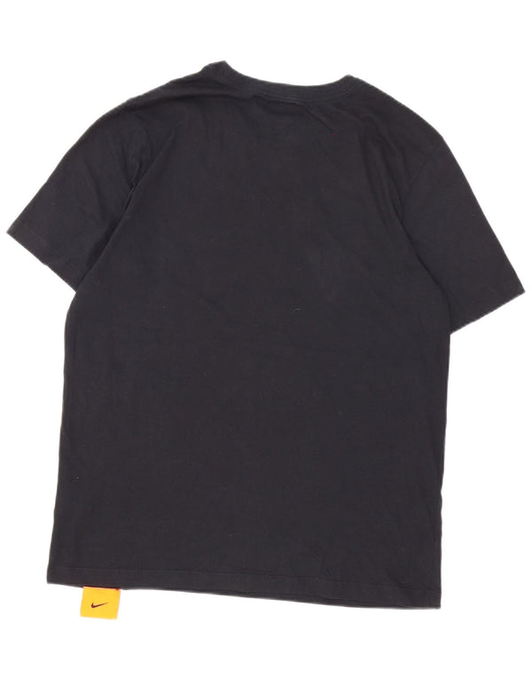 Nike Mens Graphic T-Shirt Top Medium Black Cotton