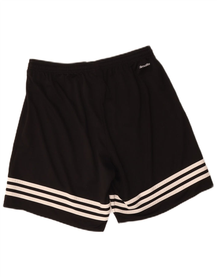 Adidas Boys Climalite Sport Shorts 13-14 Years Medium Black Polyester