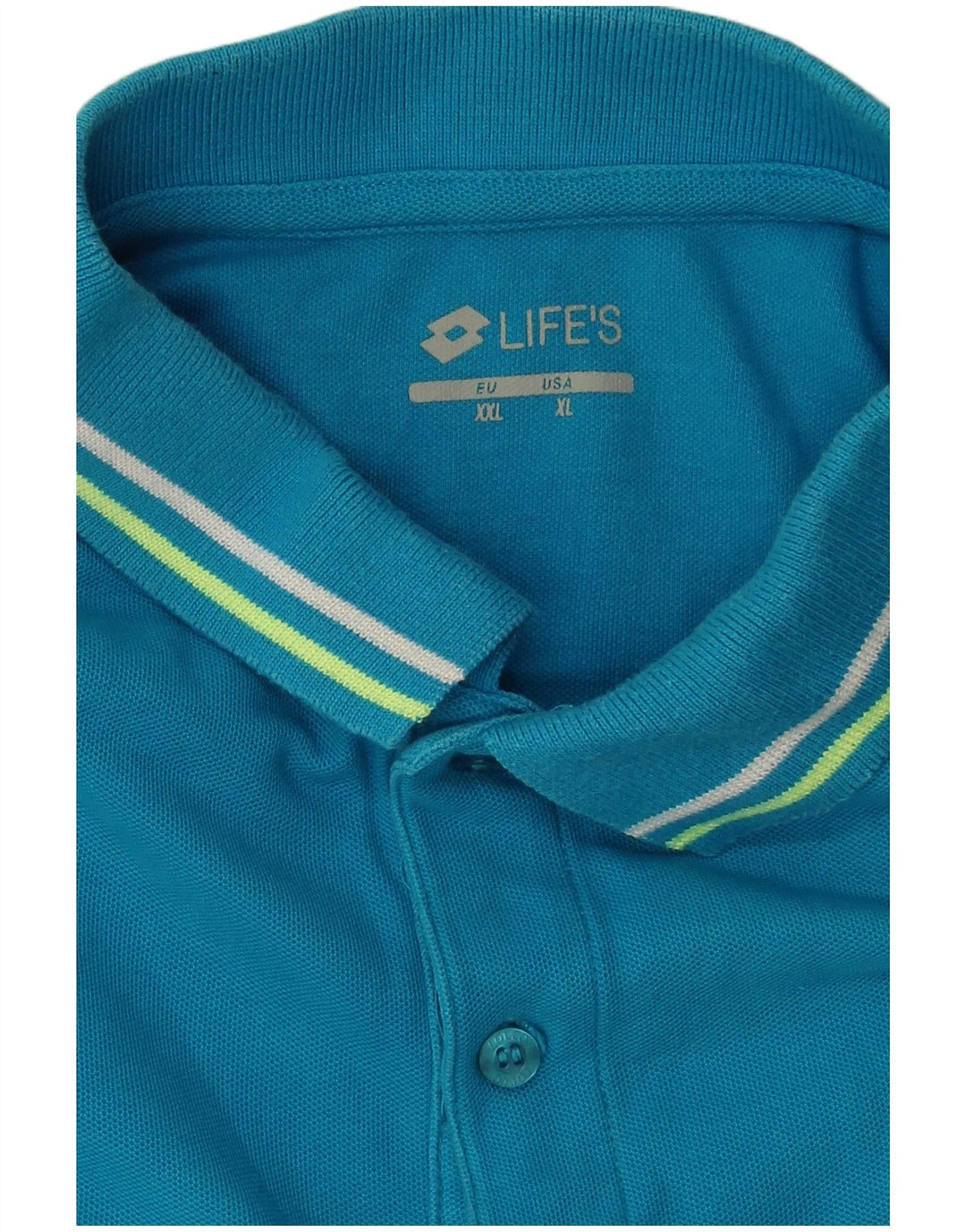 LOTTO Mens Polo Shirt XL Blue