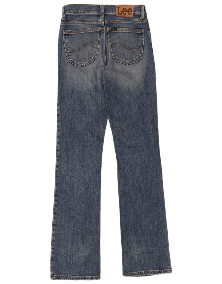 Lee Womens REED Bootcut Jeans W30 L34 Blue Cotton