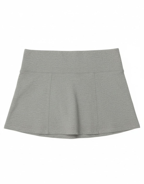 Champion Womens Tennis Skirt UK 10 Small  Grey Flecked Cotton
