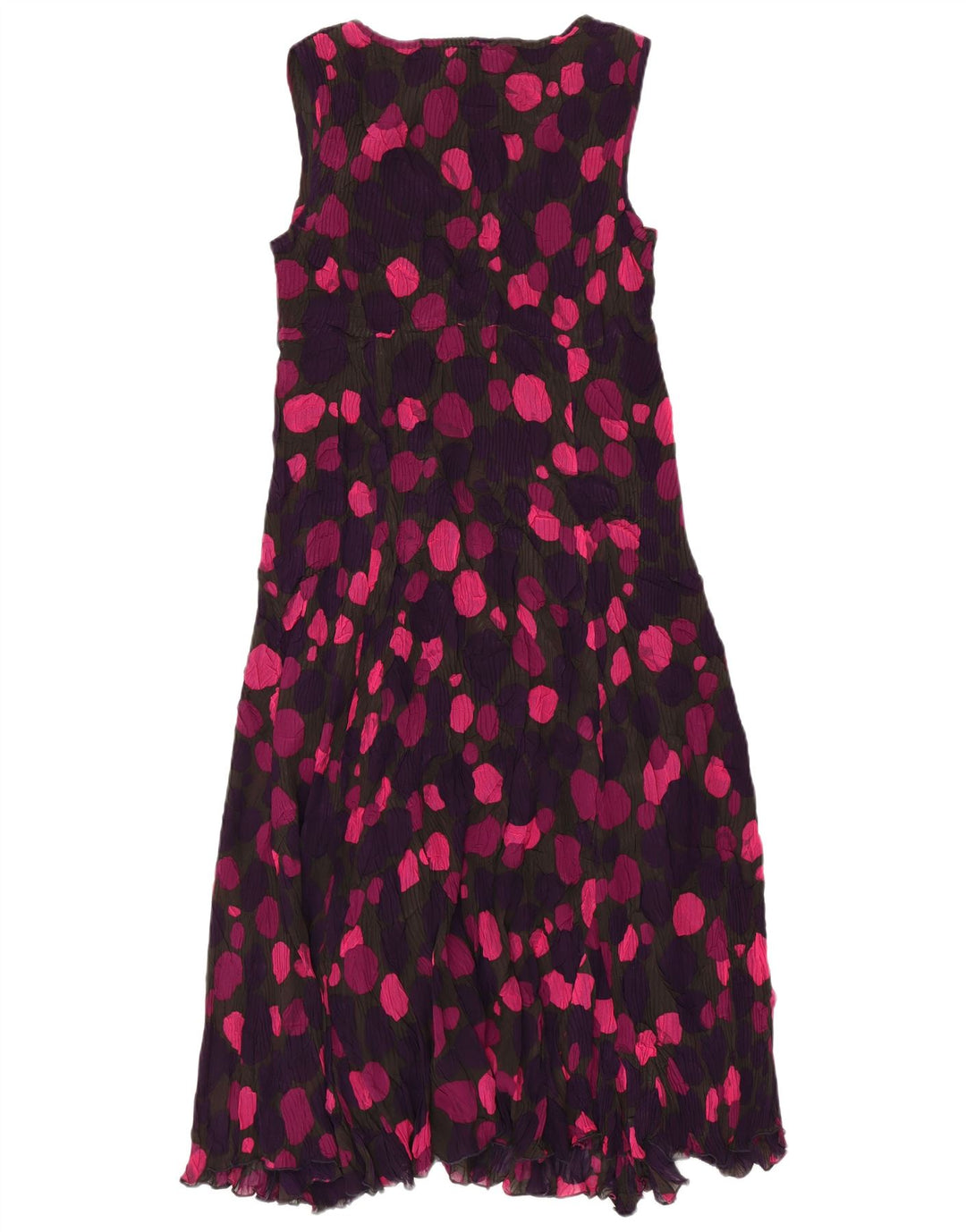 EAST Womens Sleeveless Maxi Dress UK 14 Medium Multicoloured Spotted