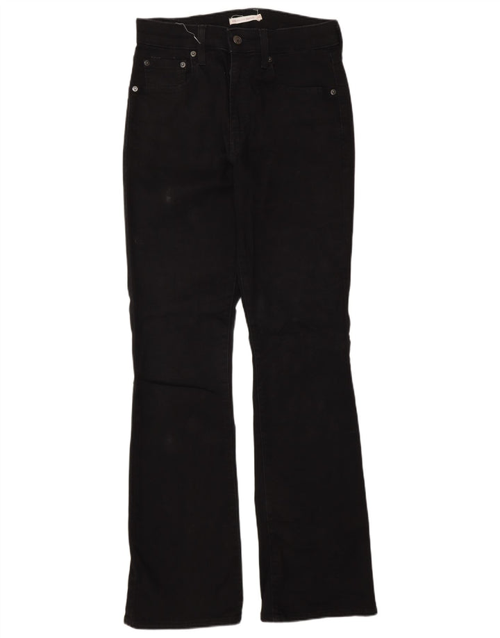 Levi's Womens 725 High Rise Bootcut Jeans W30 L32 Black