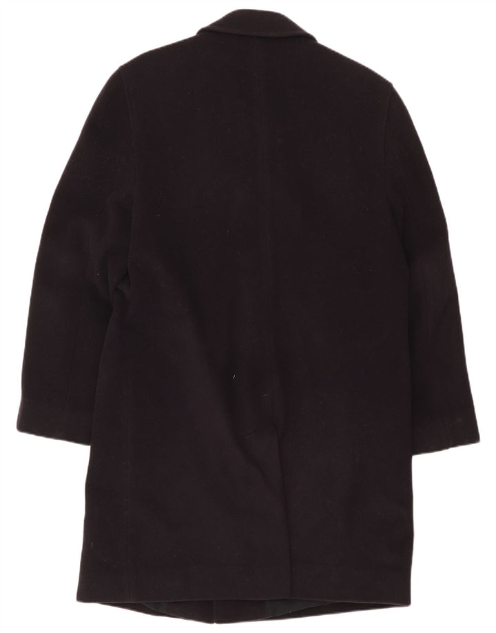 Douglas Mens Overcoat UK 38 Medium Black Wool