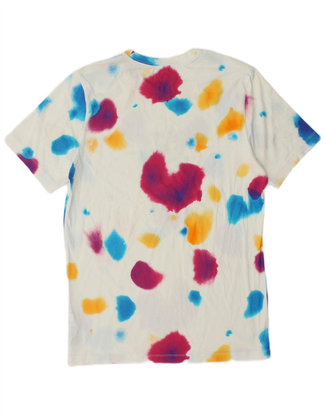 Nike Mens Graphic T-Shirt Top Medium Multicoloured Tie Dye Cotton