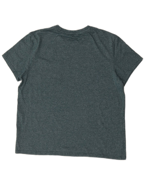Jack Wills Mens T-Shirt Top XL Green Polyester
