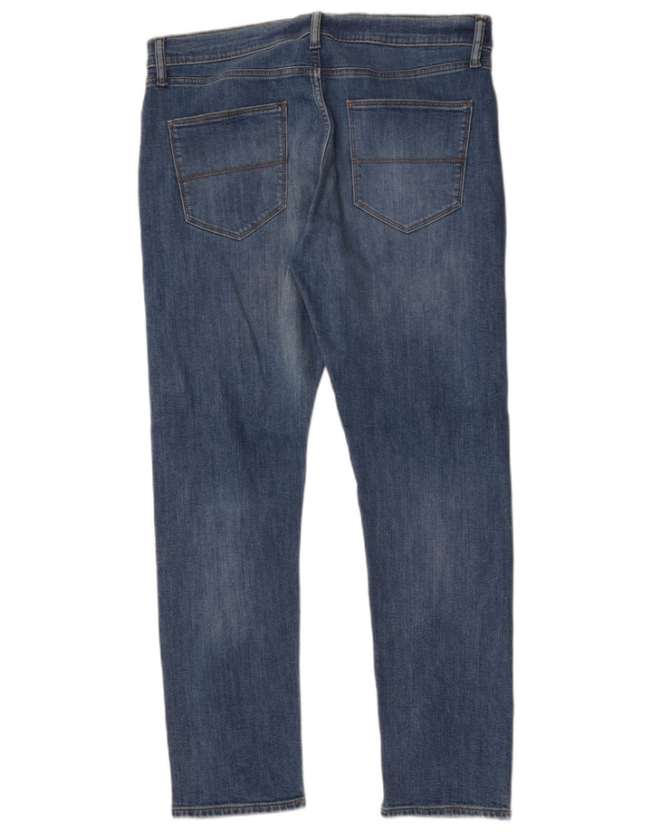 Marks & Spencer Mens Slim Jeans W34 L31 Blue Cotton