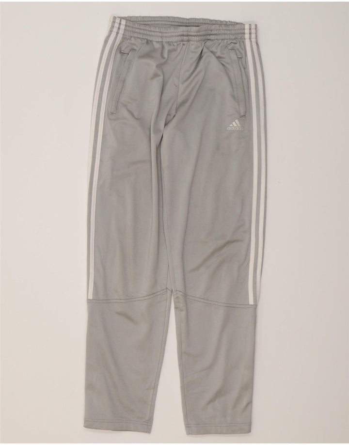 ADIDAS Mens Tracksuit Trousers UK 38/40 Medium Grey Polyester