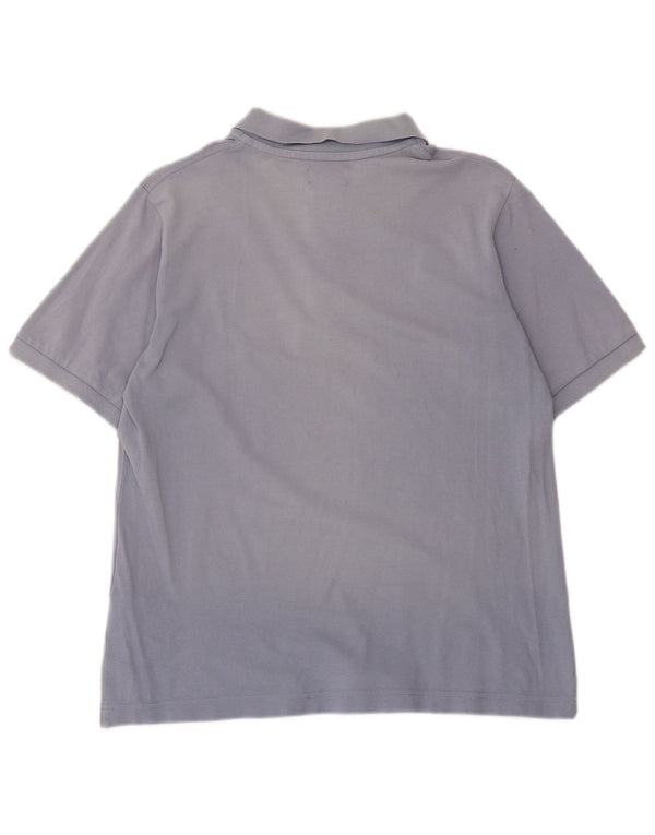 Kappa Mens Polo Shirt Medium Blue Cotton