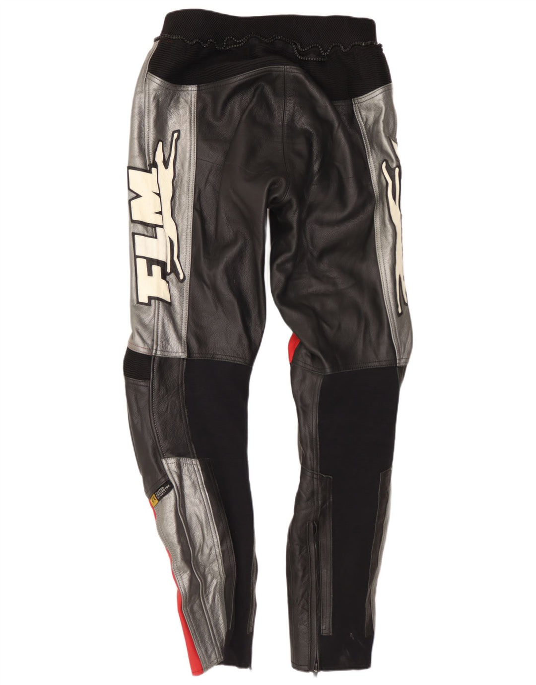 FLM Mens Motorcycle Graphic 2 Piece Set IT 52 Large  Multicoloured Leather