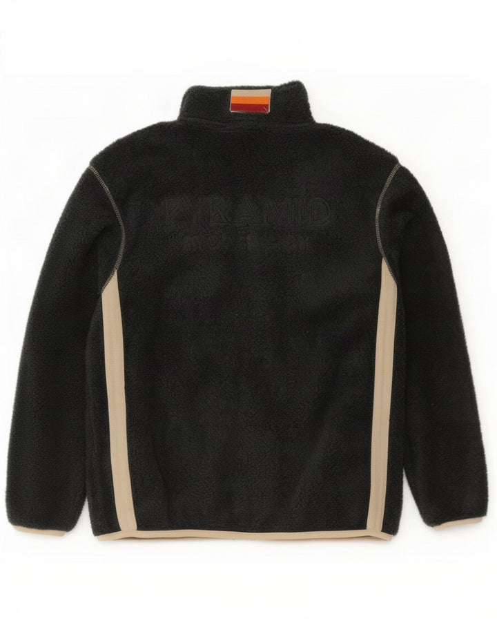 Pyramid Womens Fleece Jacket UK 14 Large Grey Colourblock Polyester