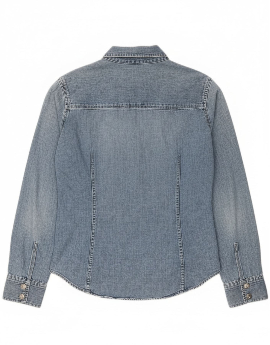 Calvin Klein Jeans Womens Denim Shirt Medium Blue Cotton