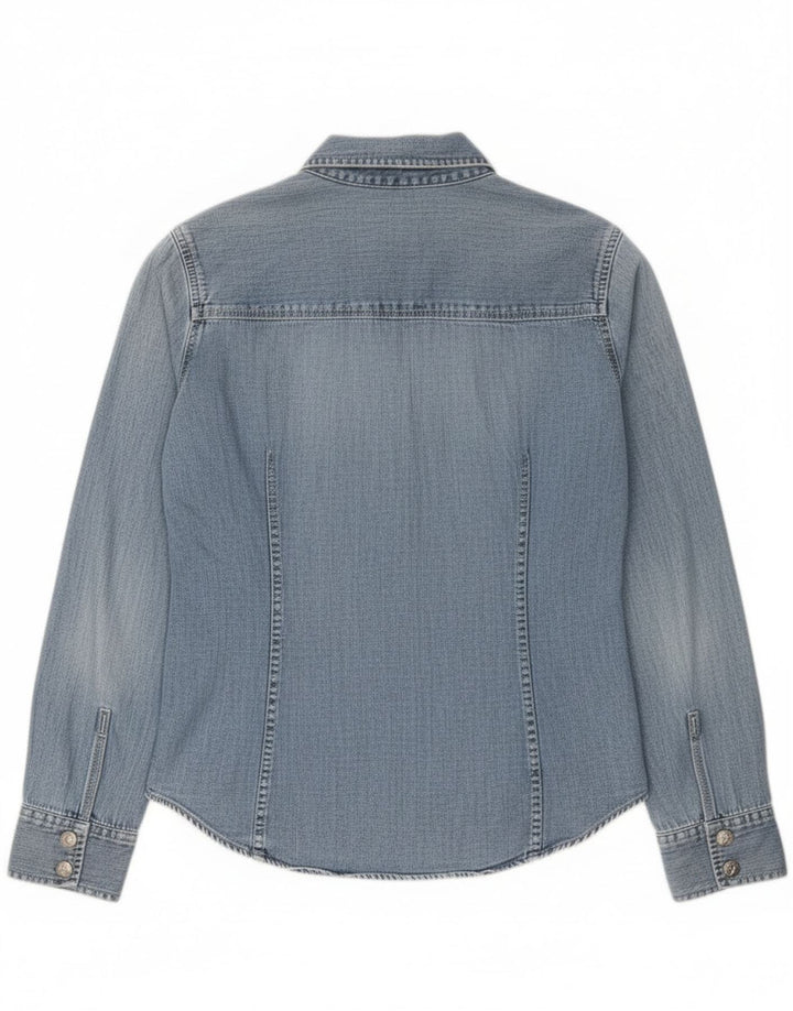 Calvin Klein Jeans Womens Denim Shirt Medium Blue Cotton