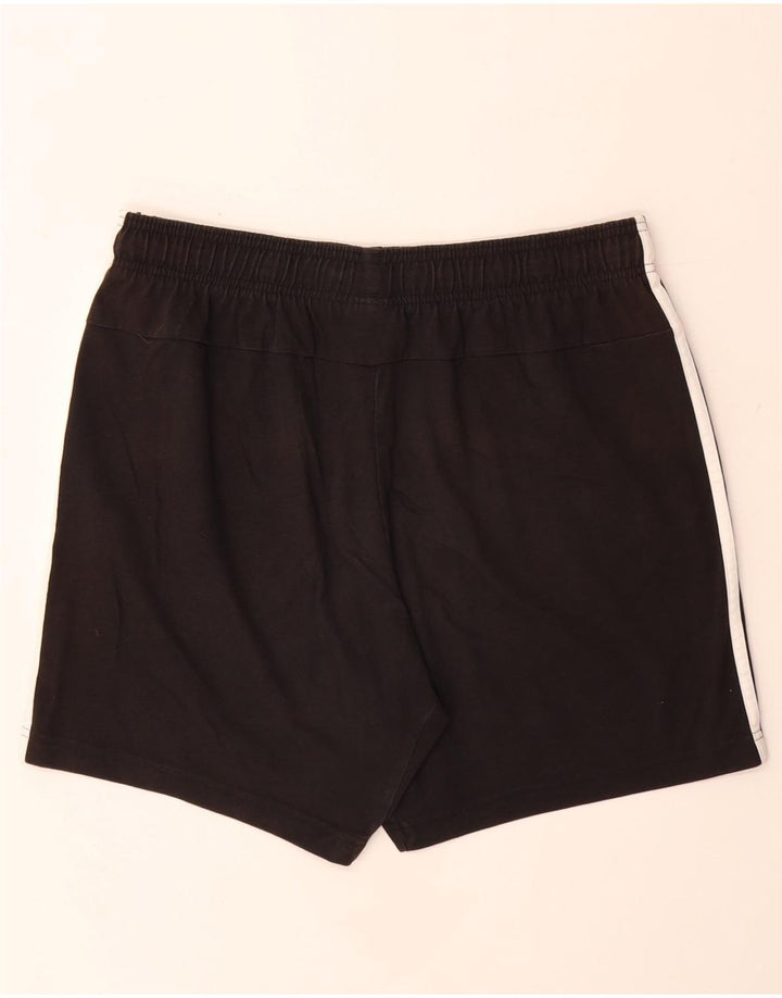 ADIDAS Mens Sport Shorts Large Black Cotton