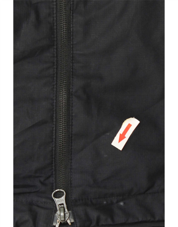 Nike Mens Hooded Rain Jacket UK 42 XL Grey Polyester