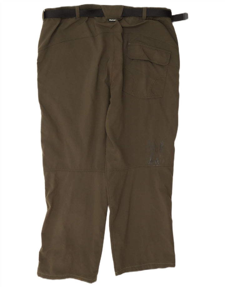 Rohan Mens Regular Cargo Trousers Large W35 L27 Khaki Polyamide