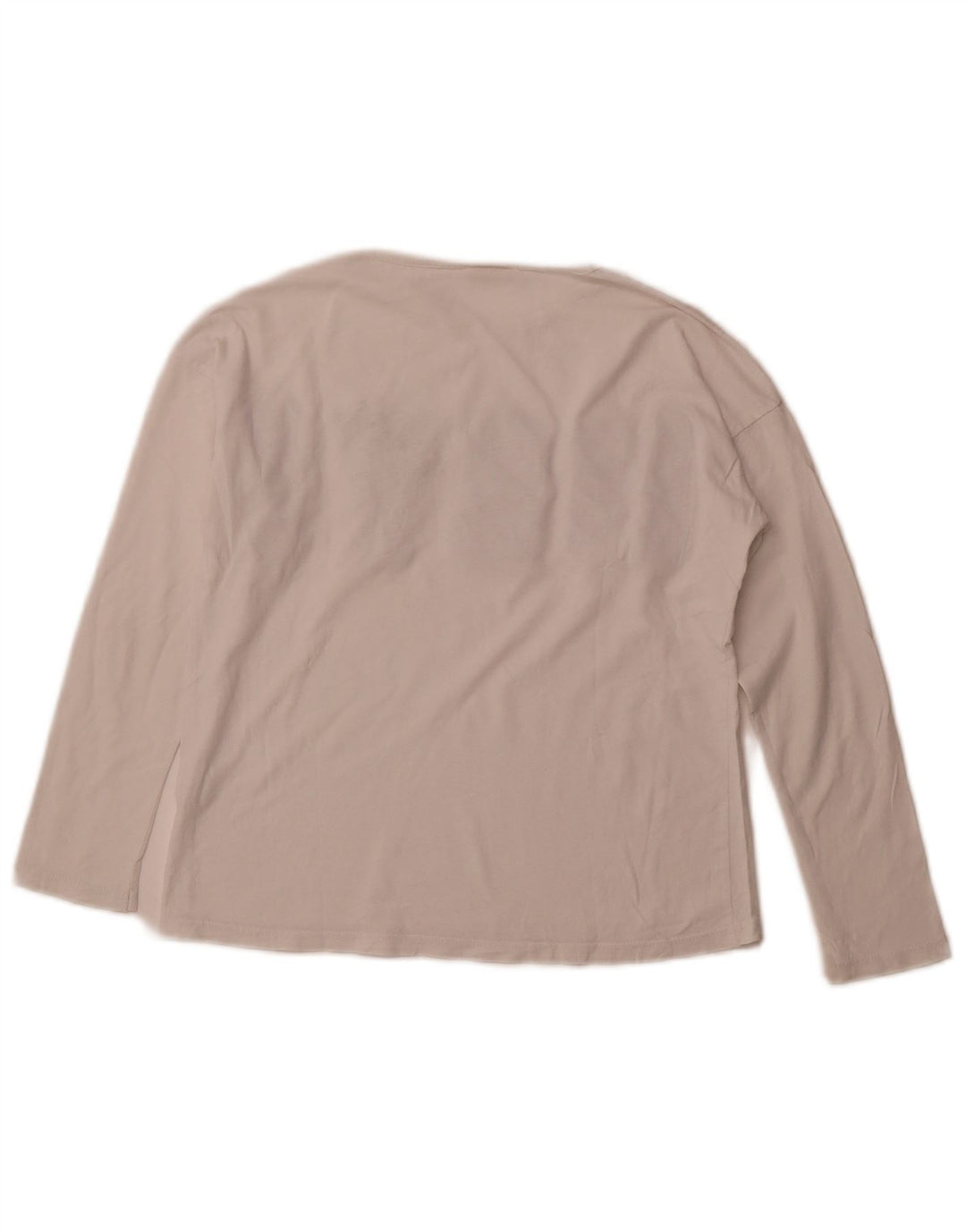 ZARA Girls Graphic Top Long Sleeve 9-10 Years White Cotton