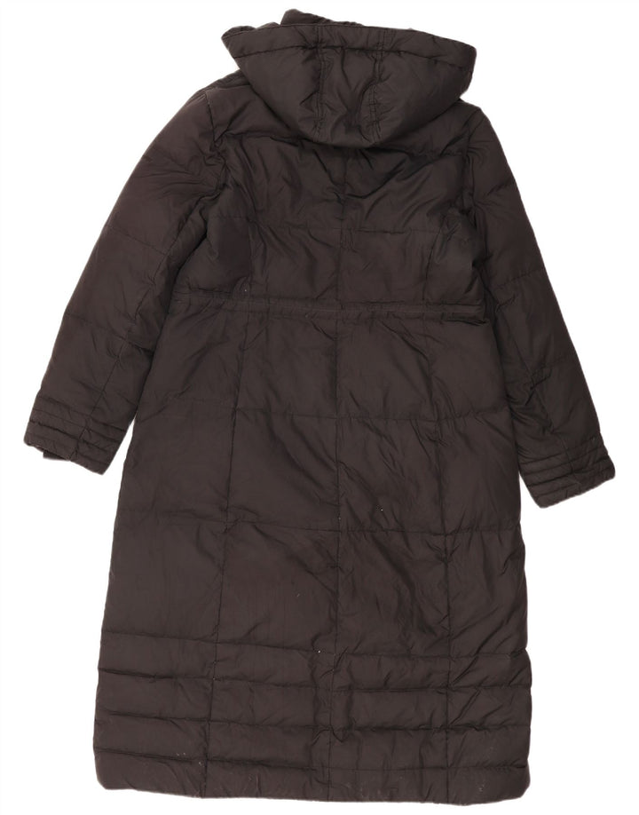 Esprit Womens Hooded Padded Coat UK 16 Large Black Polyamide
