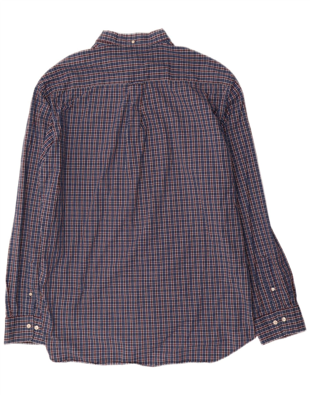 Gant Mens Regular Fit Shirt Size 47/48 3XL Blue Check Cotton