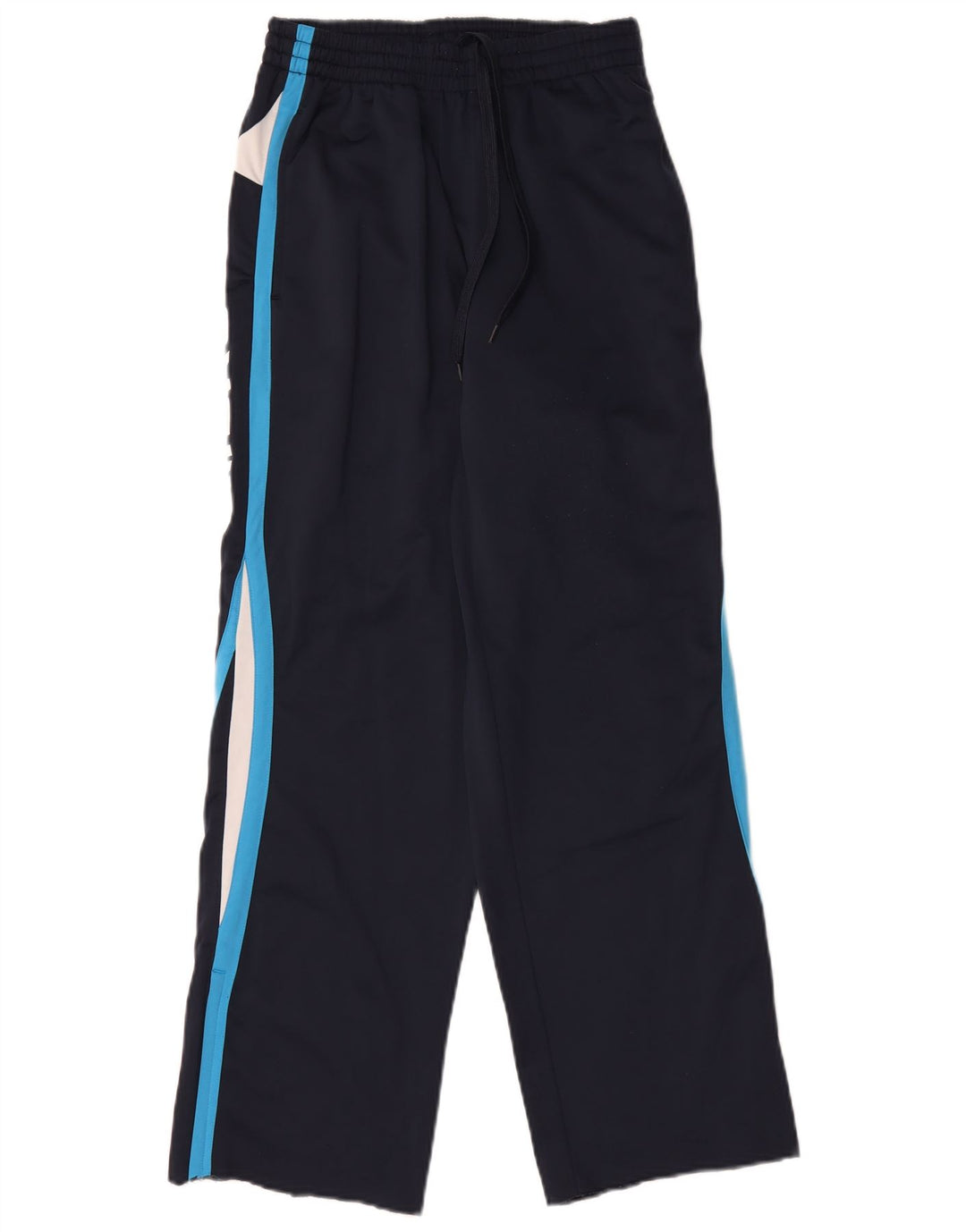 Umbro Mens Tracksuit Trousers Small Navy Blue Colourblock Polyester