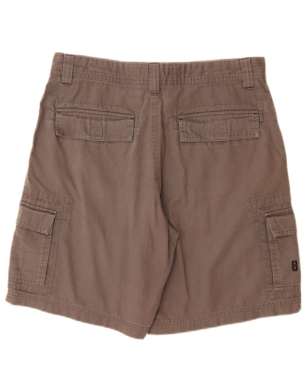 Tommy Hilfiger Mens Cargo Shorts W32 Medium Grey Cotton