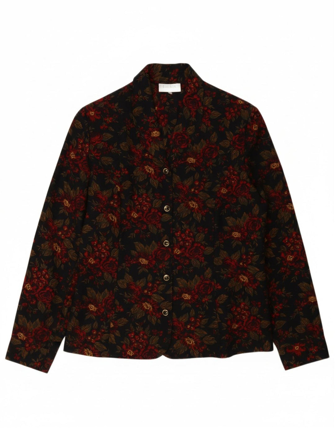 EASTEX Womens Shirt Blouse UK 12 Medium  Multicoloured Floral Polyester