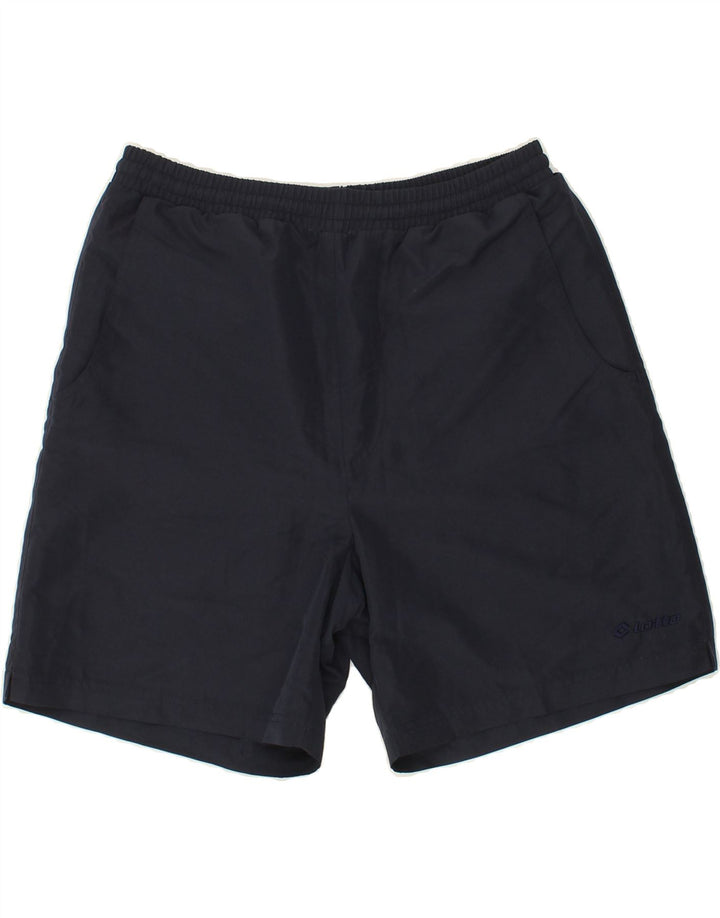 LOTTO Mens Sport Shorts UK 38/40 Medium Navy Blue Polyester Vintage Lotto and Second-Hand Lotto from Messina Hembry 