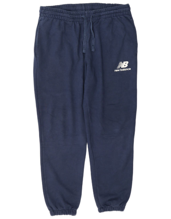 New Balance Mens Tracksuit Trousers Joggers Large Navy Blue
