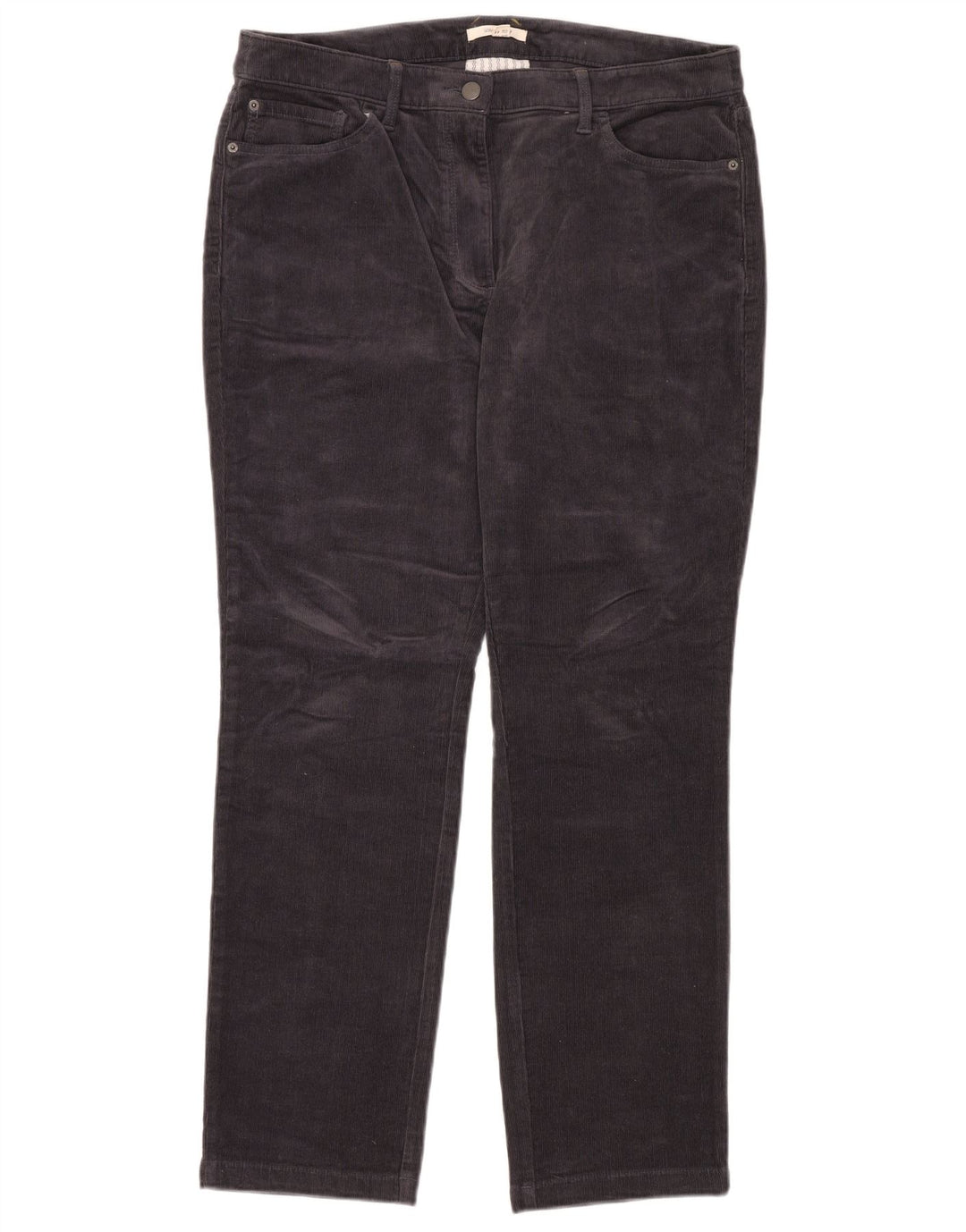 WHITE STUFF Mens Straight Corduroy Trousers UK 16 Large W32 L32 Navy Blue