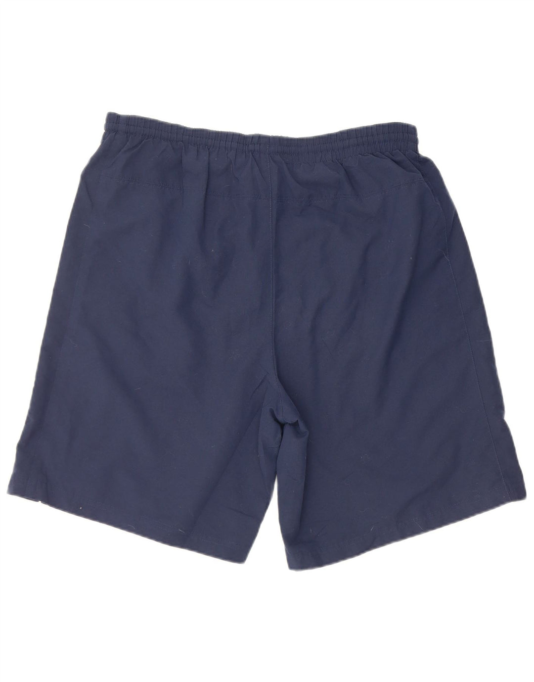 Umbro Mens Graphic Sport Shorts Large Navy Blue Polyester