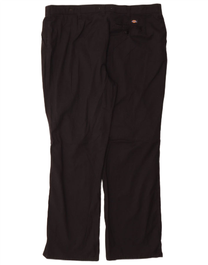Dickies Womens Straight Chino Trousers US 18 2XL W38 L32 Black Polyester