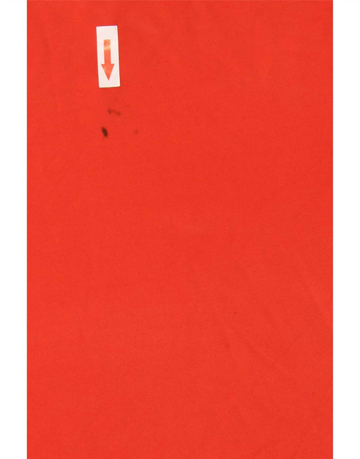 Fila Mens T-Shirt Top IT 52/54 Large Red Colourblock Polyester