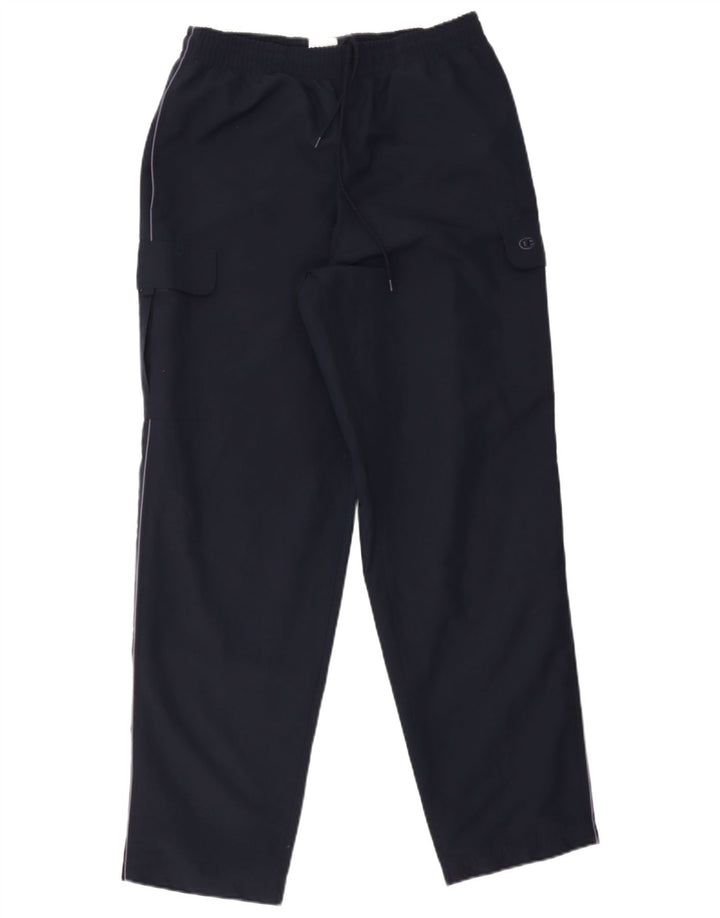 Champion Mens Cargo Tracksuit Trousers Medium Navy Blue Polyester