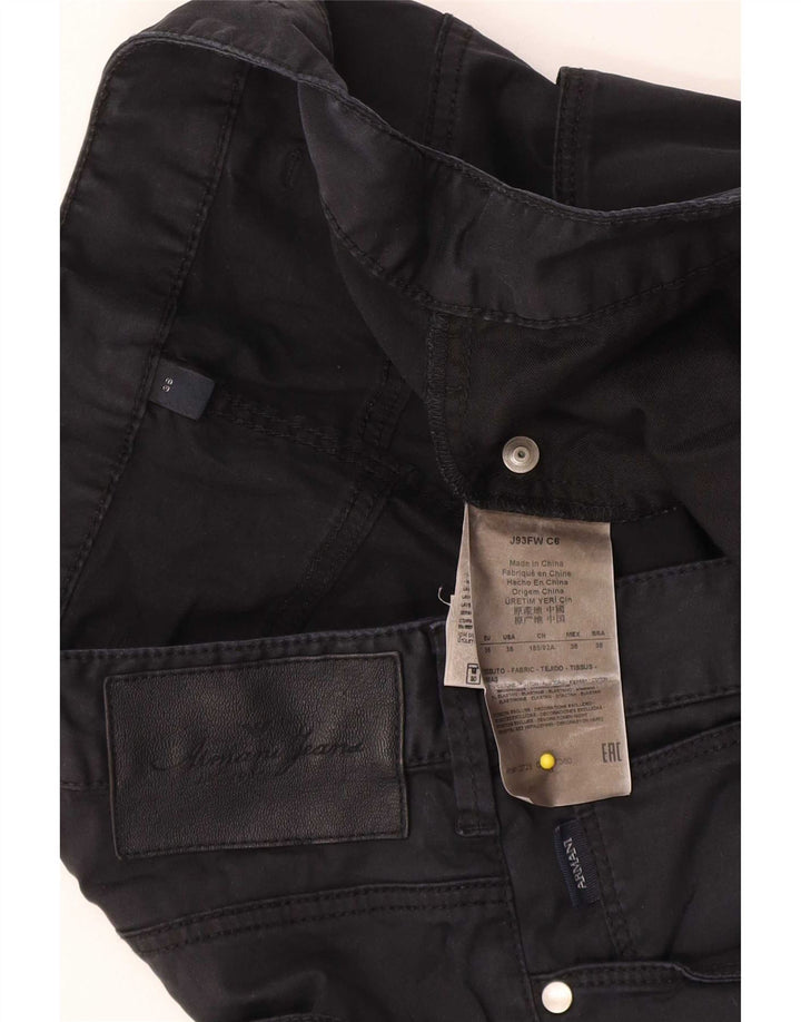 Armani Mens Slim Jeans W36 L32 Navy Blue Cotton