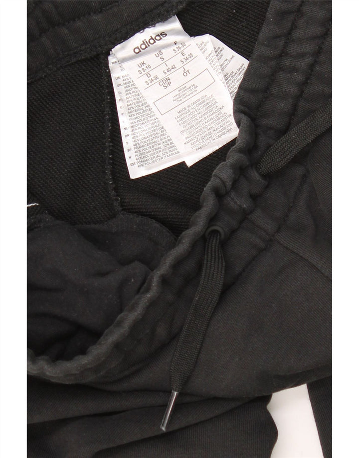 ADIDAS Womens Tracksuit Trousers UK 8/10 Small Black Polyester Vintage Adidas and Second-Hand Adidas from Messina Hembry 