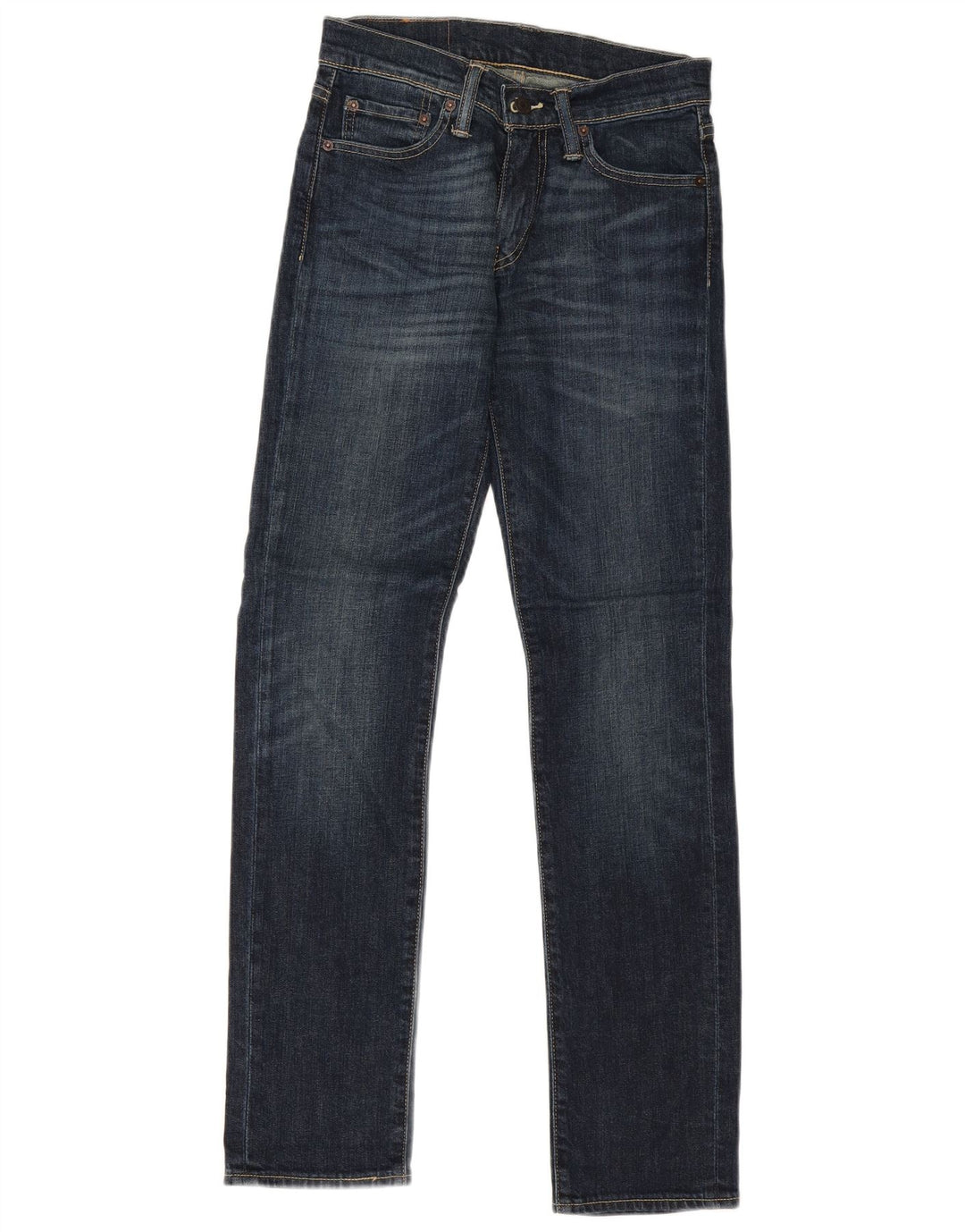 Levi's Womens 511 Slim Jeans W27 L32 Navy Blue Cotton