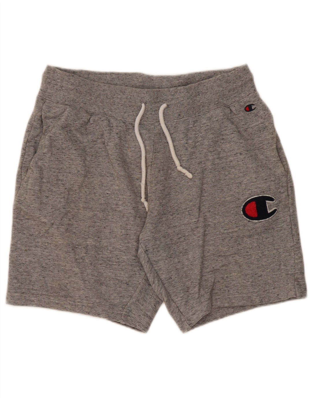 Champion Mens Sport Shorts Medium  Grey Flecked Cotton