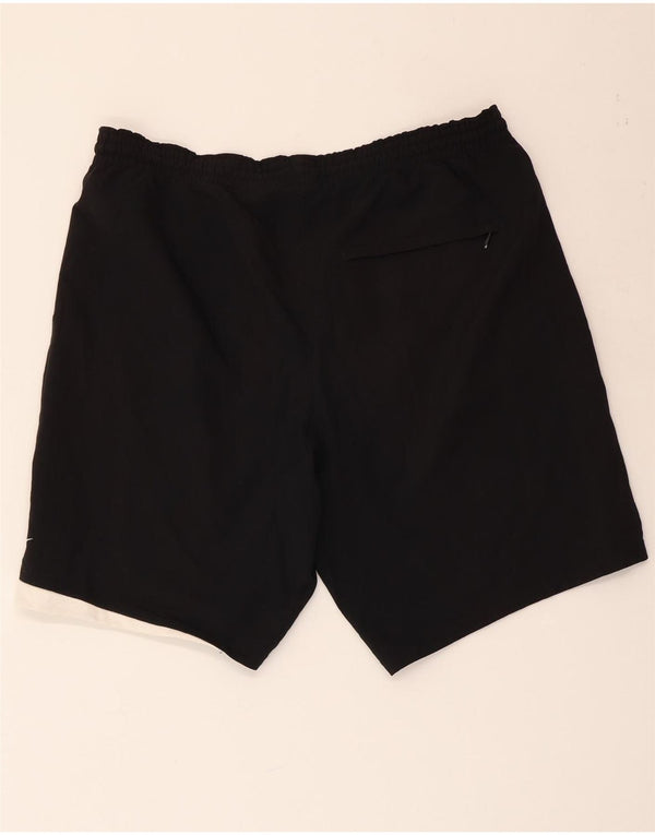 NIKE Mens Sport Shorts Large  Black Colourblock