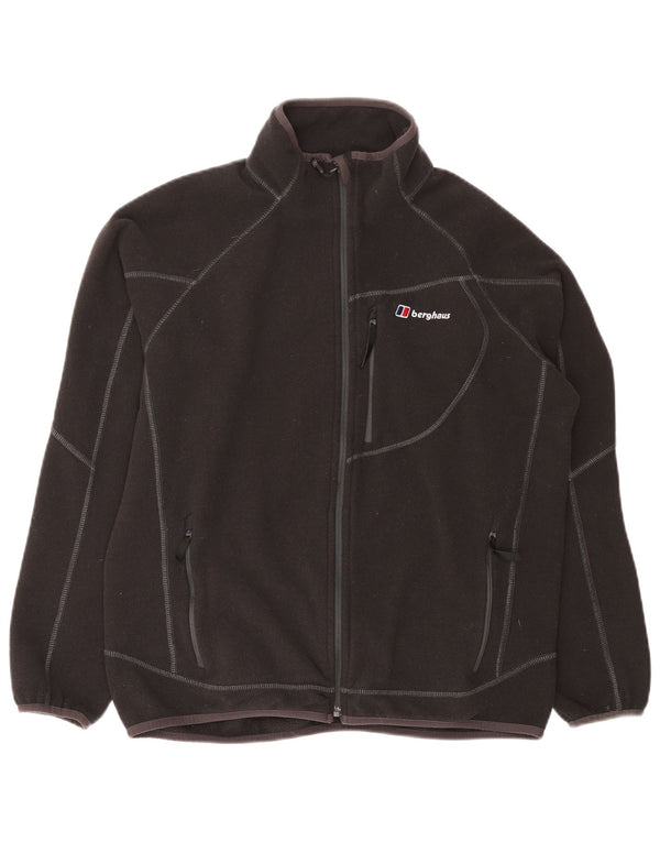 Berghaus Mens Fleece Jacket UK 40 Large Grey Polyester