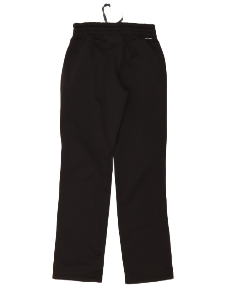 Adidas Womens Climalite Tracksuit Trousers UK 10 Small Black Polyester