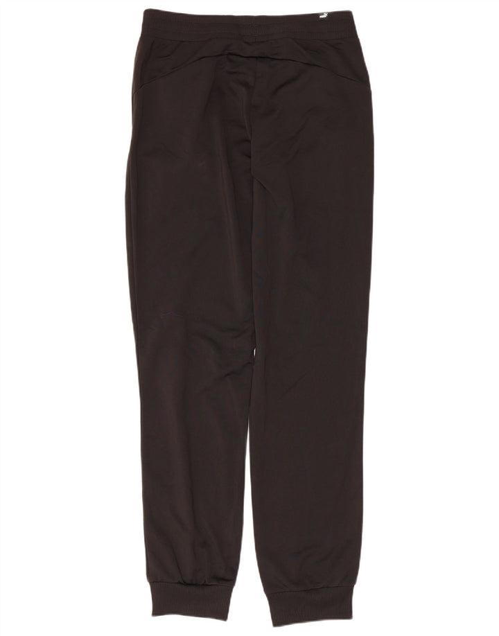 PUMA Mens Tracksuit Trousers Joggers Small  Black Polyester