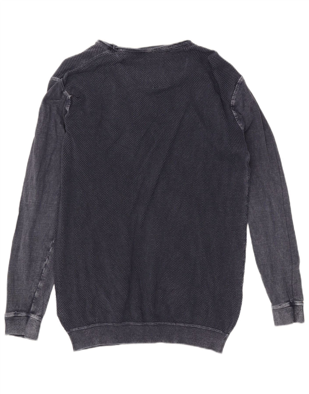 Guess Mens Sweatshirt Jumper UK 40 Medium Navy Blue Cotton