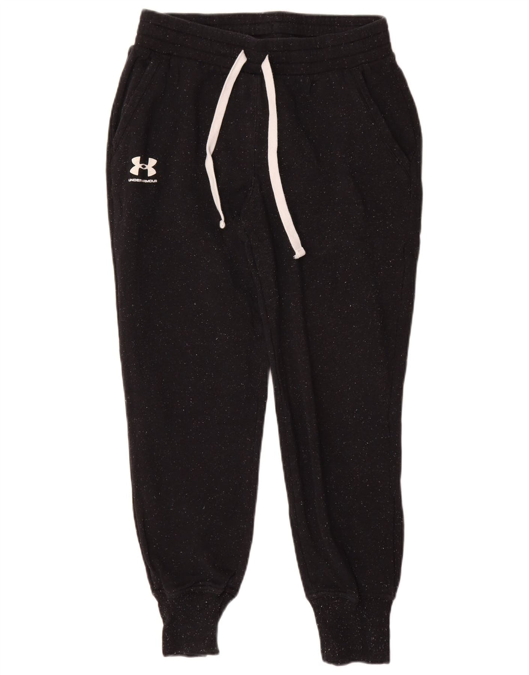 Under Armour Womens Graphic Full Tracksuit UK 10 Small  Black Cotton